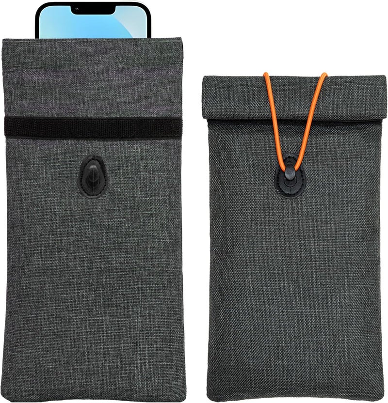 Tuulin Faraday Bags for Phones 2 Pack Go Dark Bags for Cell Phones, Signal Blocking Case, RFID Blocking Pouch for Privacy Protection - Image 1